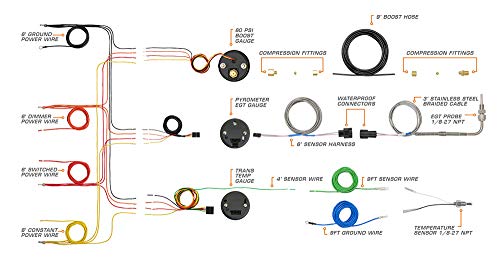 Algopix Similar Product 20 - GlowShift Diesel Gauge Package
