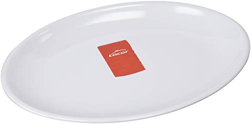 Algopix Similar Product 17 - LACOR Melamine Oval Tray White 250 x