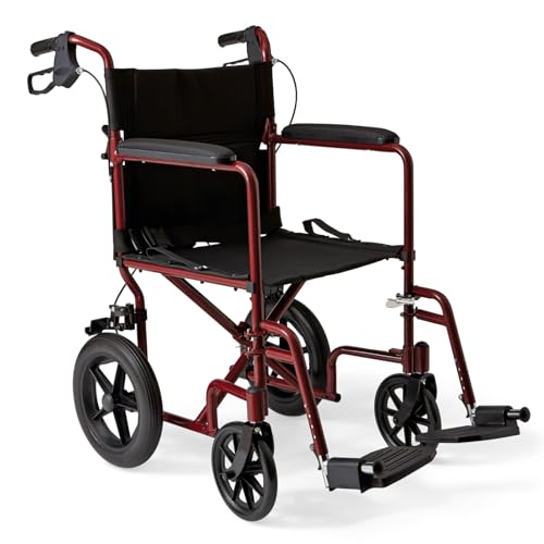 Algopix Similar Product 12 - Medline Lightweight Foldable Transport