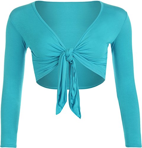 Algopix Similar Product 2 - WearAll Womens Shrug Tie Up Long