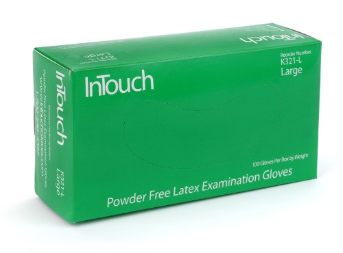 Algopix Similar Product 5 - InTouch Small White Latex Gloves