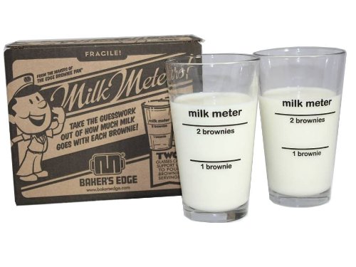 Algopix Similar Product 2 - Baker's Edge Milk Meters (Milk Glasses)