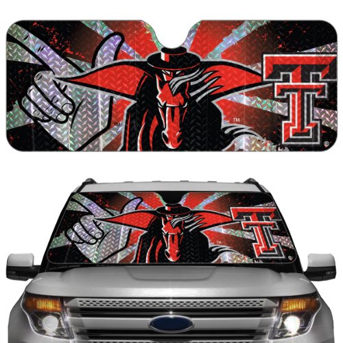 Algopix Similar Product 4 - NCAA Texas Tech Red Raiders Auto Sun