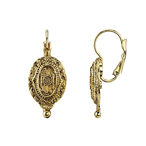 Algopix Similar Product 19 - 1928 Jewelry Baroque Insignia Oval Drop