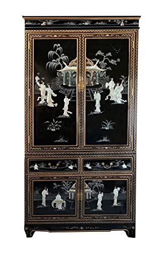 Algopix Similar Product 15 - Oriental Furnishings Oriental Armoire