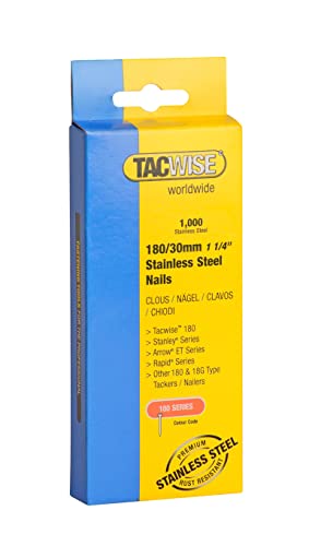 Algopix Similar Product 16 - Tacwise 18030mm Stainless Steel Brad