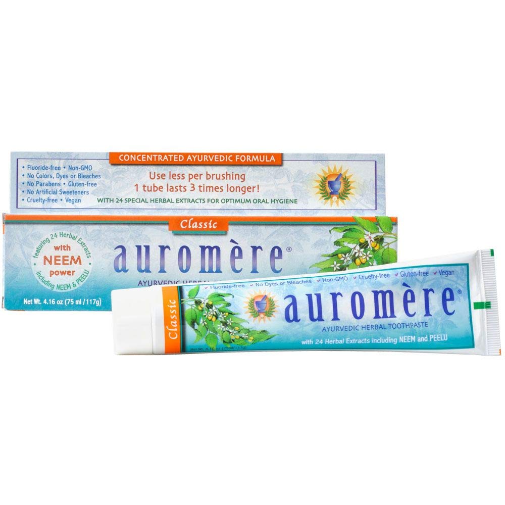 Algopix Similar Product 3 - Auromere Ayurvedic Herbal Toothpaste