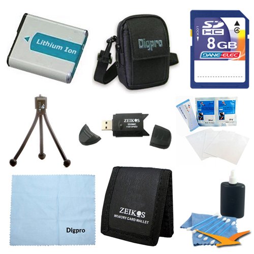 Algopix Similar Product 3 - ENEL19 Battery Kit Tripod 8gb SD Card
