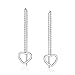 Algopix Similar Product 16 - Sterling Silver Open Heart Threader