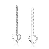 Algopix Similar Product 3 - Sterling Silver Open Heart Threader