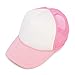 Algopix Similar Product 13 - Blank Hat Two Tone Summer Mesh Cap in