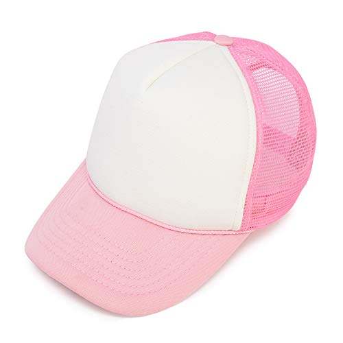 Algopix Similar Product 5 - Blank Hat Two Tone Summer Mesh Cap in