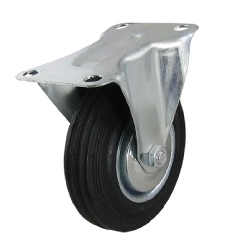 Algopix Similar Product 11 - 5 Dia Metal Plate Fixed Caster Wheel