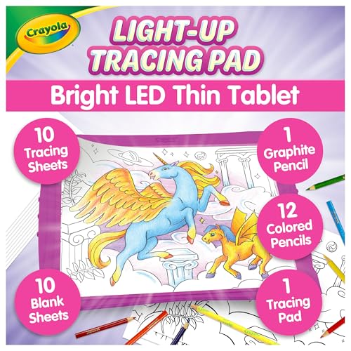 Algopix Similar Product 15 - Crayola Light Up Tracing Pad Pink Best