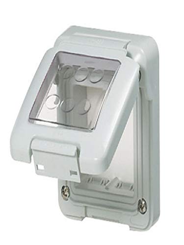 Algopix Similar Product 2 - Gewiss Cover 2 Gang IP55 GW27401