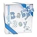 Algopix Similar Product 18 - White and Blue Baby Boy Photo Album4x6