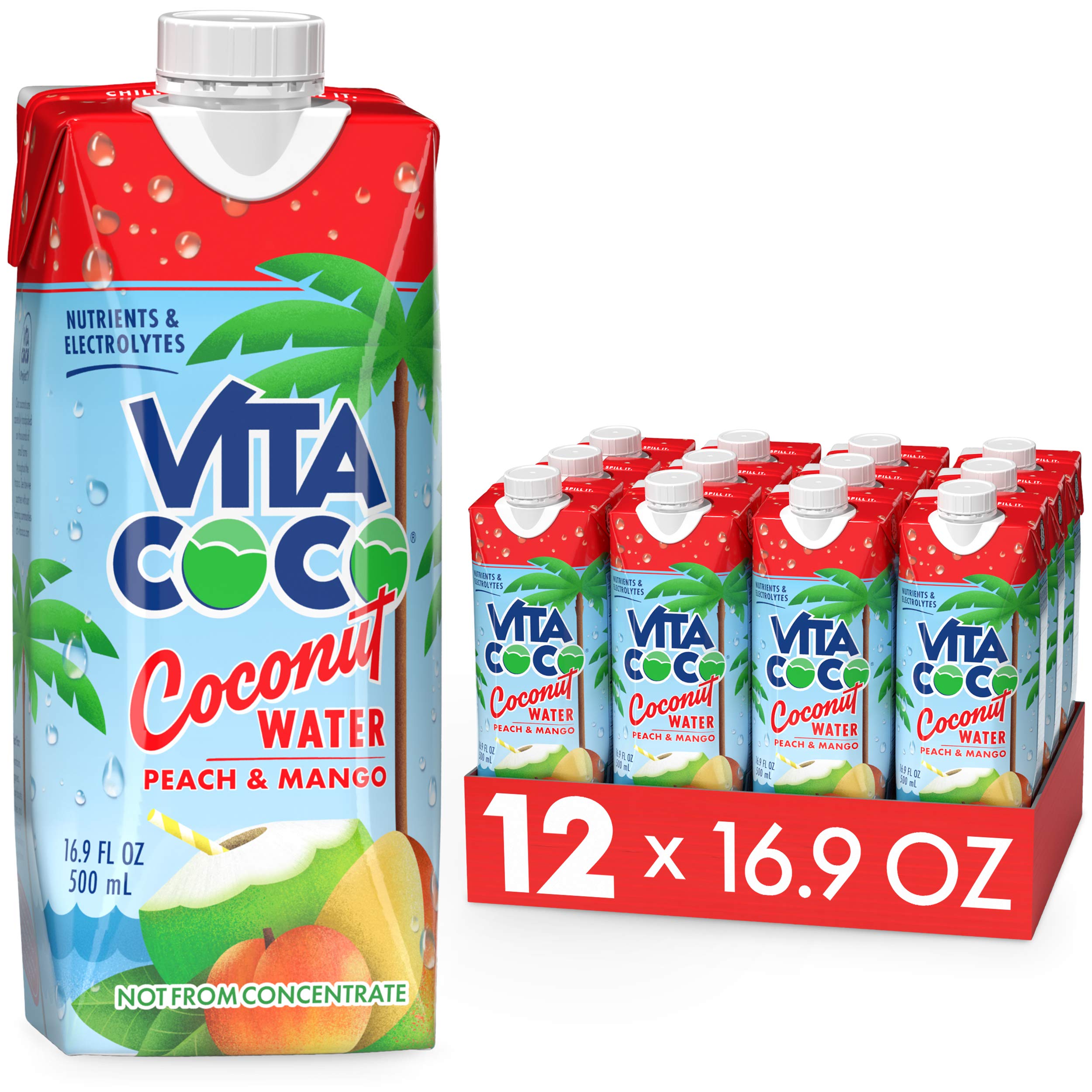 Algopix Similar Product 18 - Vita Coco Coconut Water Peach  Mango