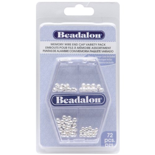 Algopix Similar Product 9 - Beadalon 317B310 Memory Wire End Cap