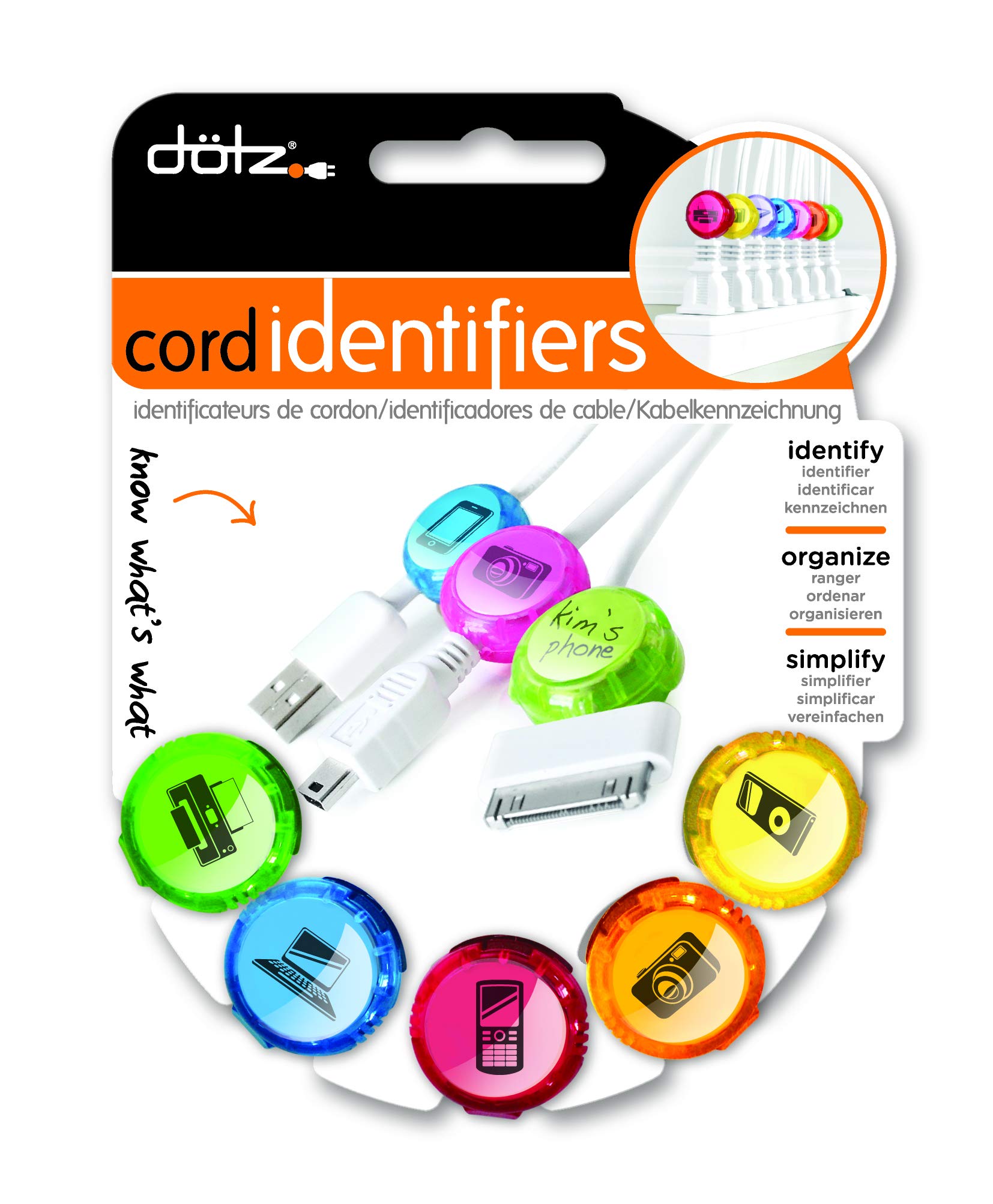 Algopix Similar Product 13 - Dotz Cord Identifiers Cord and Cable