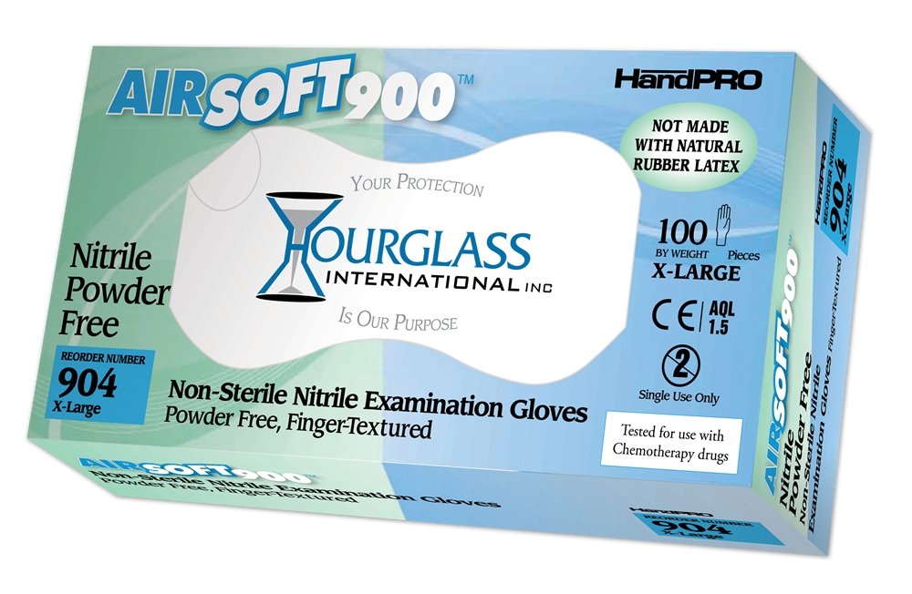 Algopix Similar Product 19 - Hourglass HandPRO AirSoft900 Nitrile