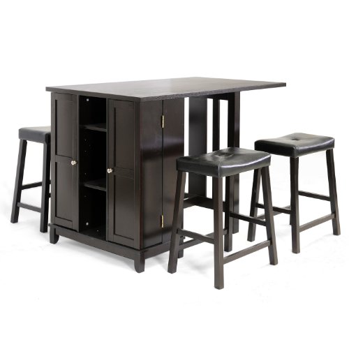 Algopix Similar Product 6 - Baxton Studio 5Piece Aurora Modern Pub