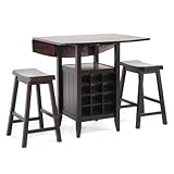 Algopix Similar Product 3 - Baxton Studio 3Piece Reynolds Black