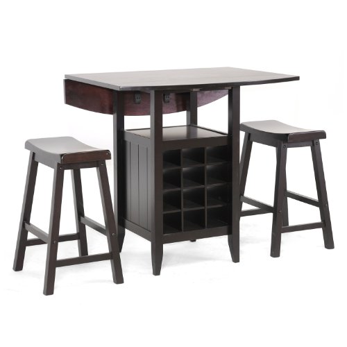 Algopix Similar Product 11 - Baxton Studio 3Piece Reynolds Black