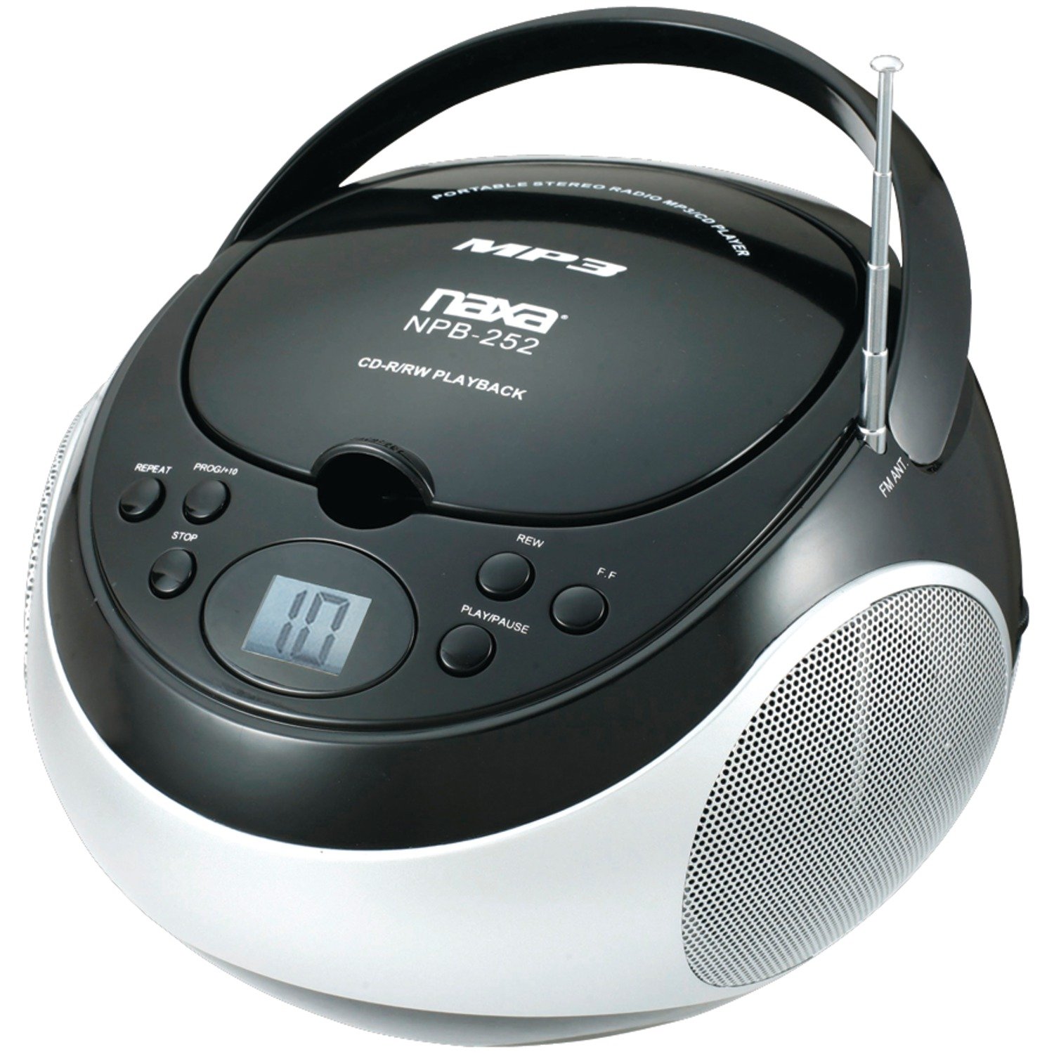 Algopix Similar Product 2 - Naxa Electronics NPB252 BK Portable