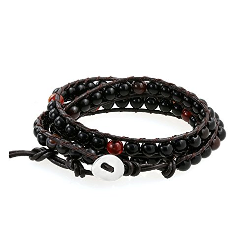Algopix Similar Product 18 - Bling Jewelry Boho Black Onyx Ball Bead