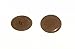 Algopix Similar Product 20 - SCREW COVER CAP FOR POZI SCREW BROWN