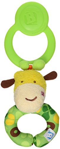 Algopix Similar Product 8 - B Kids Loop Around Wrist Plush Rattle