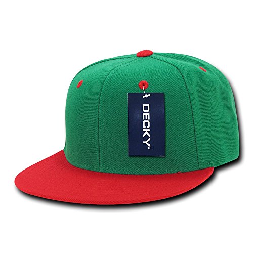 Algopix Similar Product 3 - DECKY 2Tone Flat Bill Snapbacks
