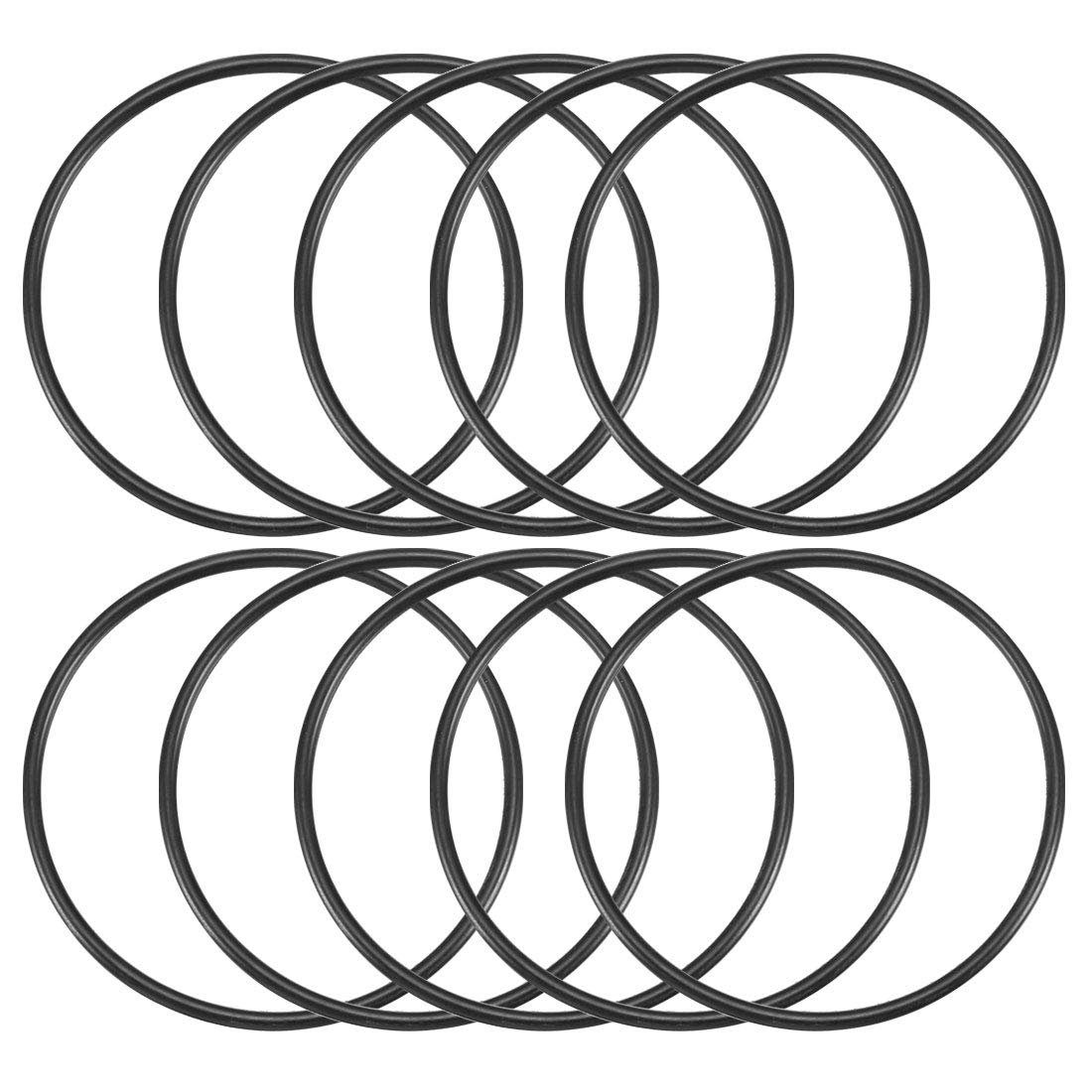 Algopix Similar Product 12 - uxcell Nitrile Rubber ORings 60mm OD