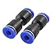Algopix Similar Product 14 - uxcell 2 Pcs 4mm to 4mm Straight