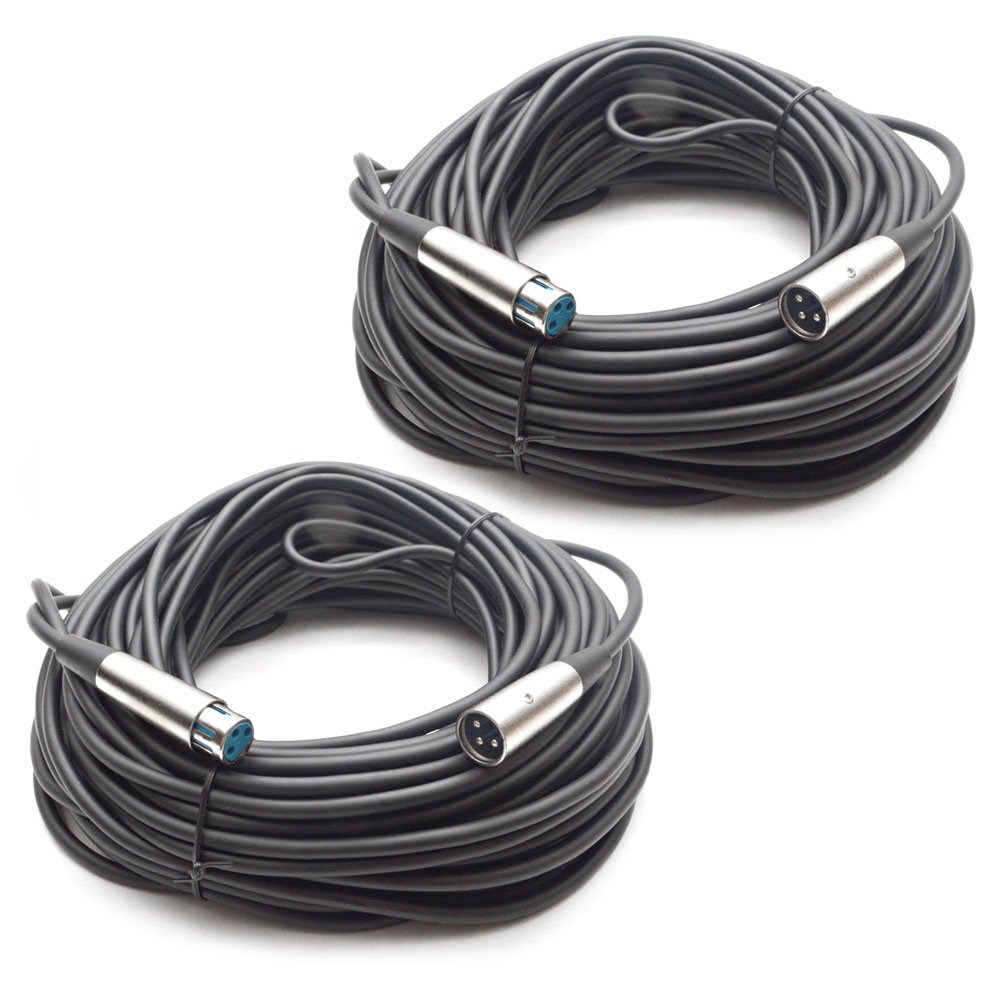 Algopix Similar Product 3 - Seismic Audio 2 Pack 100 DMX Cable XLR