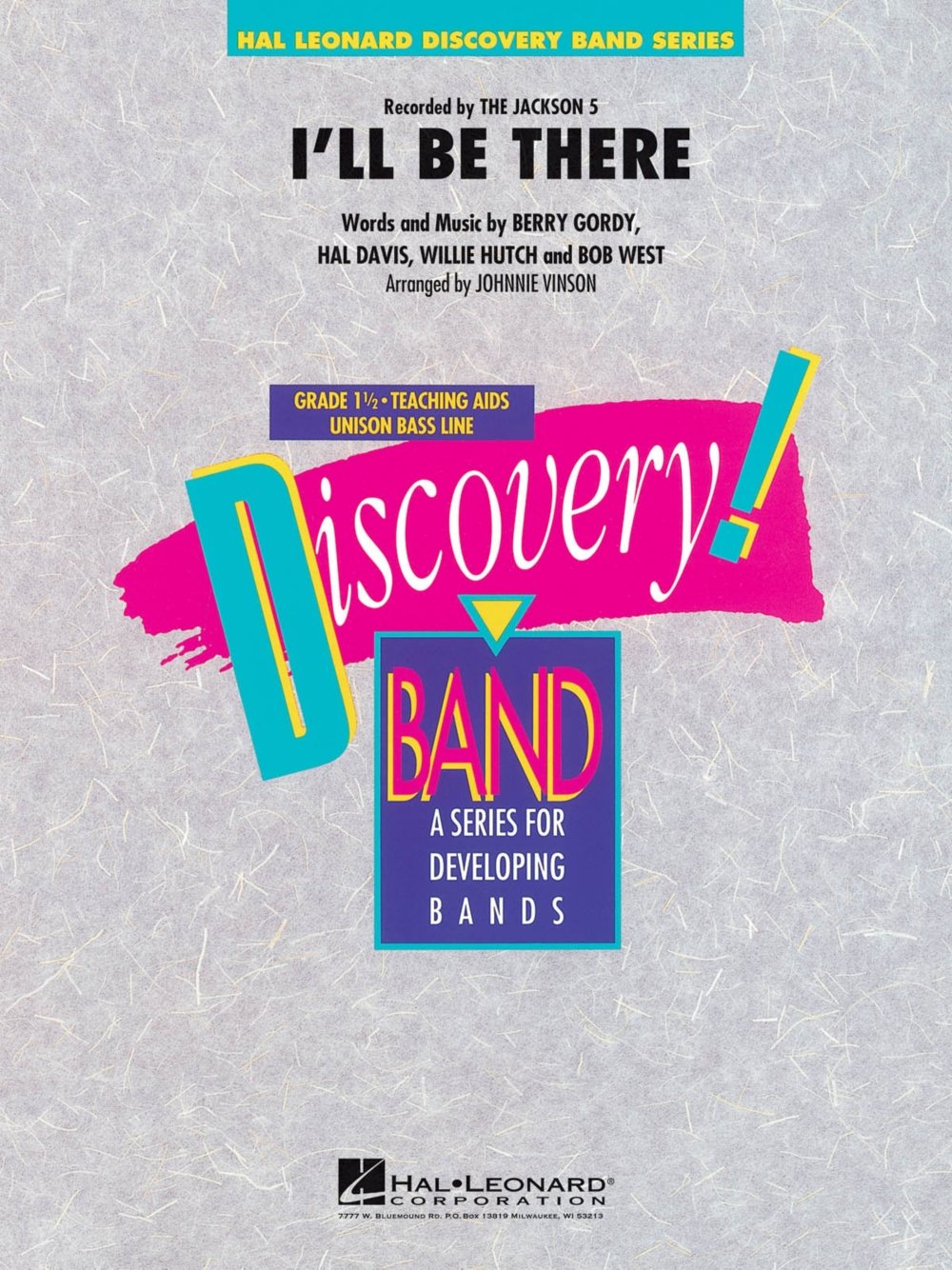 Algopix Similar Product 5 - Hal Leonard Ill Be There  Discovery