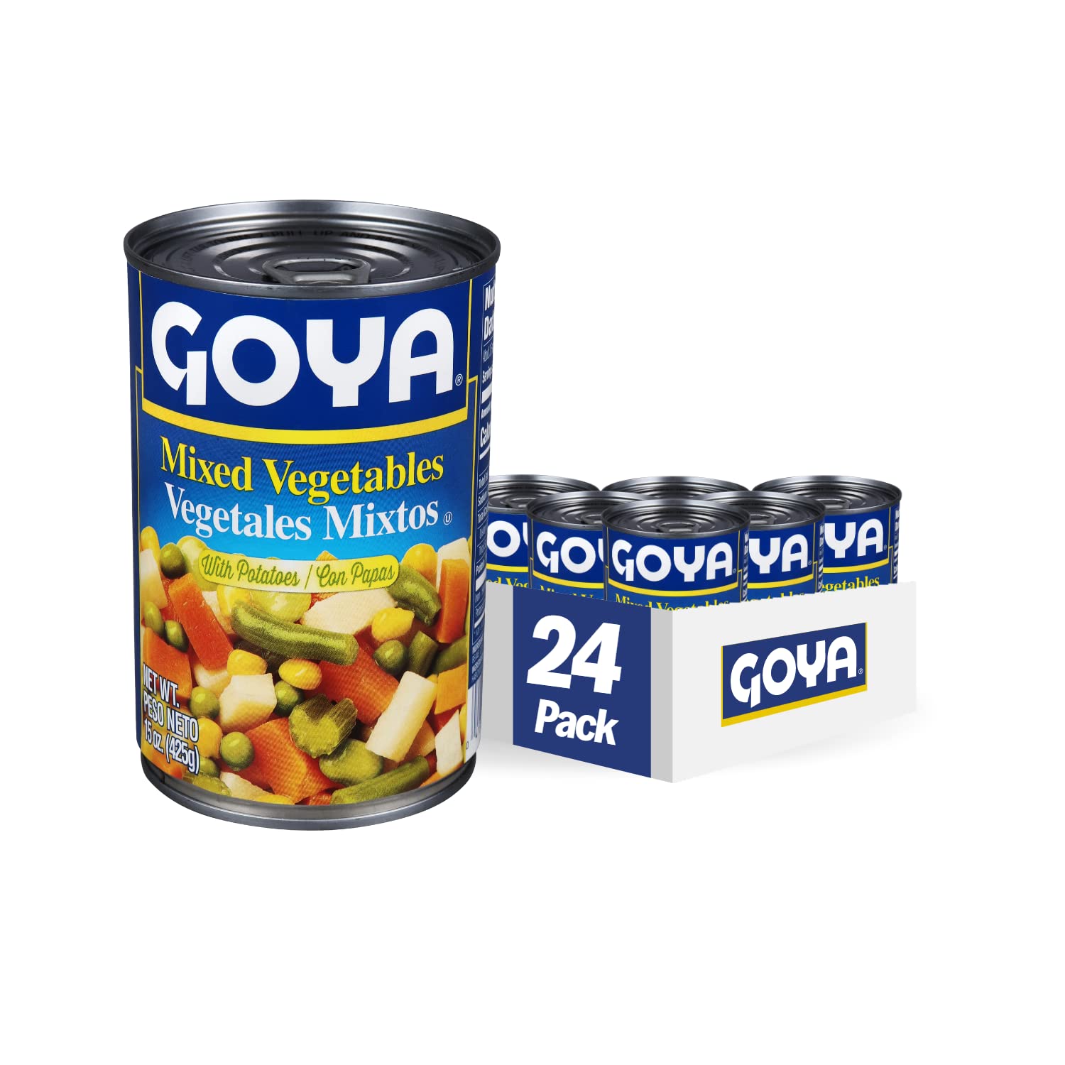 Algopix Similar Product 11 - Goya Foods Mixed Vegetables 15 Ounce
