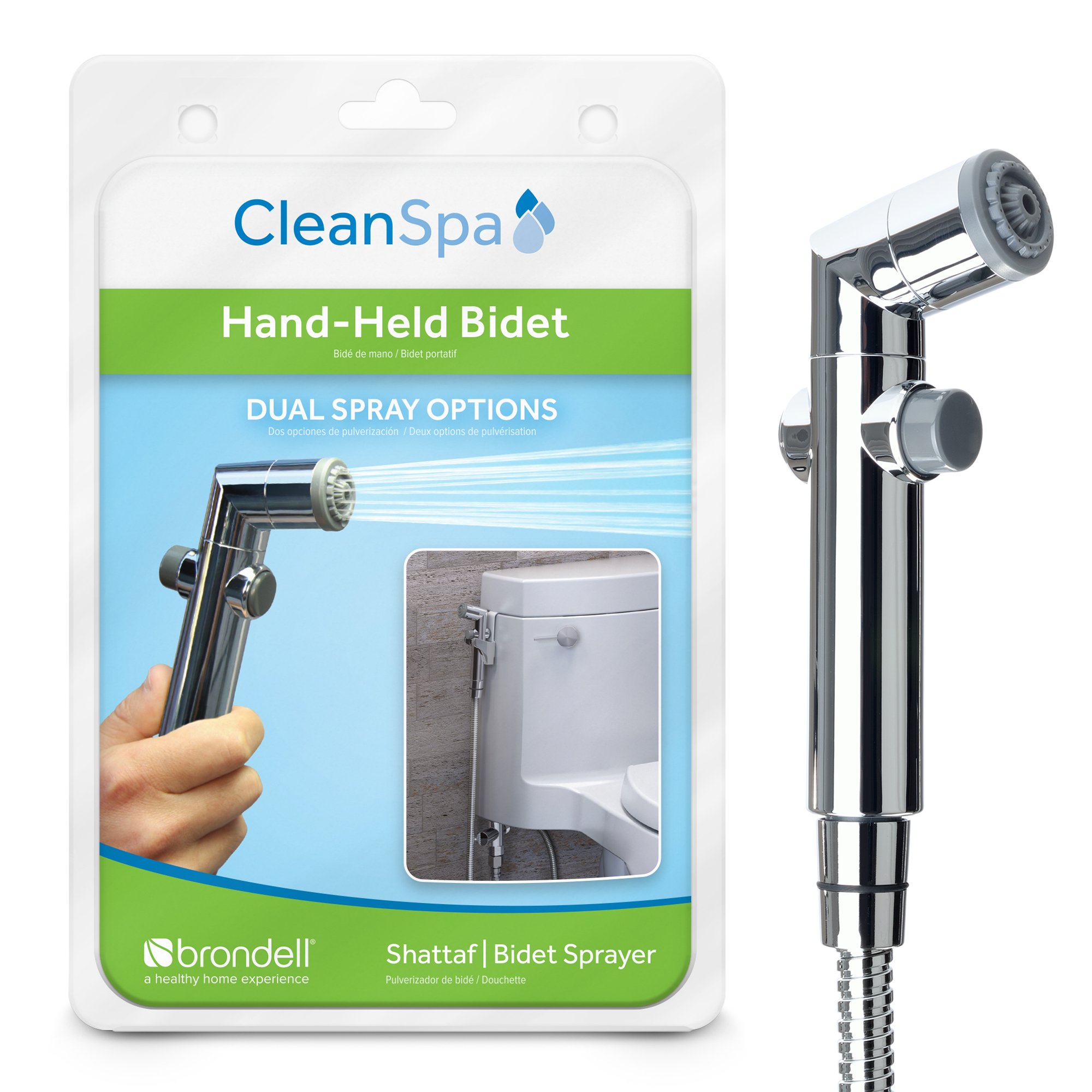 Algopix Similar Product 16 - Brondell CS30 CleanSpa Hand Held