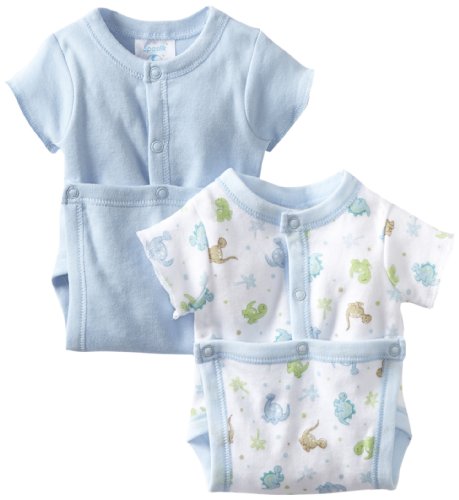 Algopix Similar Product 2 - Spasilk Baby 2 Pack Cotton Short Sleeve