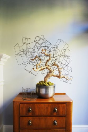 Algopix Similar Product 7 - Gold Leaf Design Group Wire Cube Set
