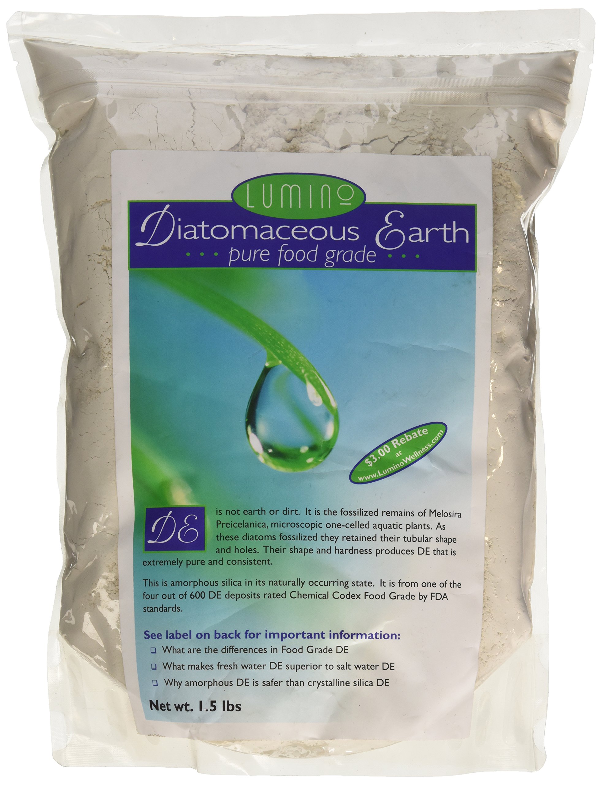 Algopix Similar Product 13 - Lumino Home Food Grade Diatomaceous