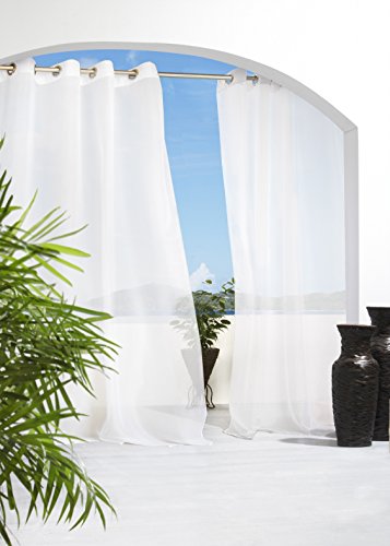 Algopix Similar Product 3 - Outdoor Decor Escape Tab Top Curtain