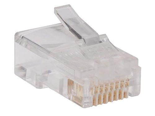Algopix Similar Product 14 - TRIPP LITE 100 Pack RJ45 Plugs Round