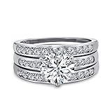 Algopix Similar Product 20 - Bling Jewelry Round Cut 3 Piece CZ