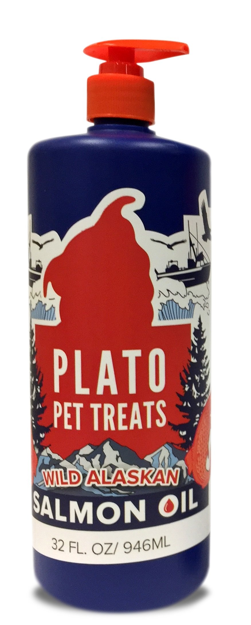 Algopix Similar Product 9 - PLATO Wild Alaskan Salmon Oil Kibble