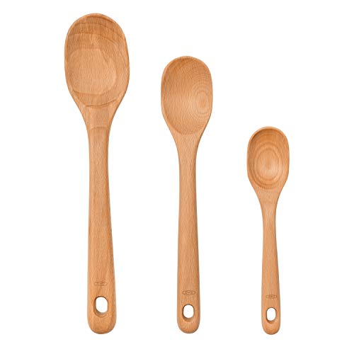 Algopix Similar Product 5 - OXO Good Grips 3-Piece Wooden Spoon Set