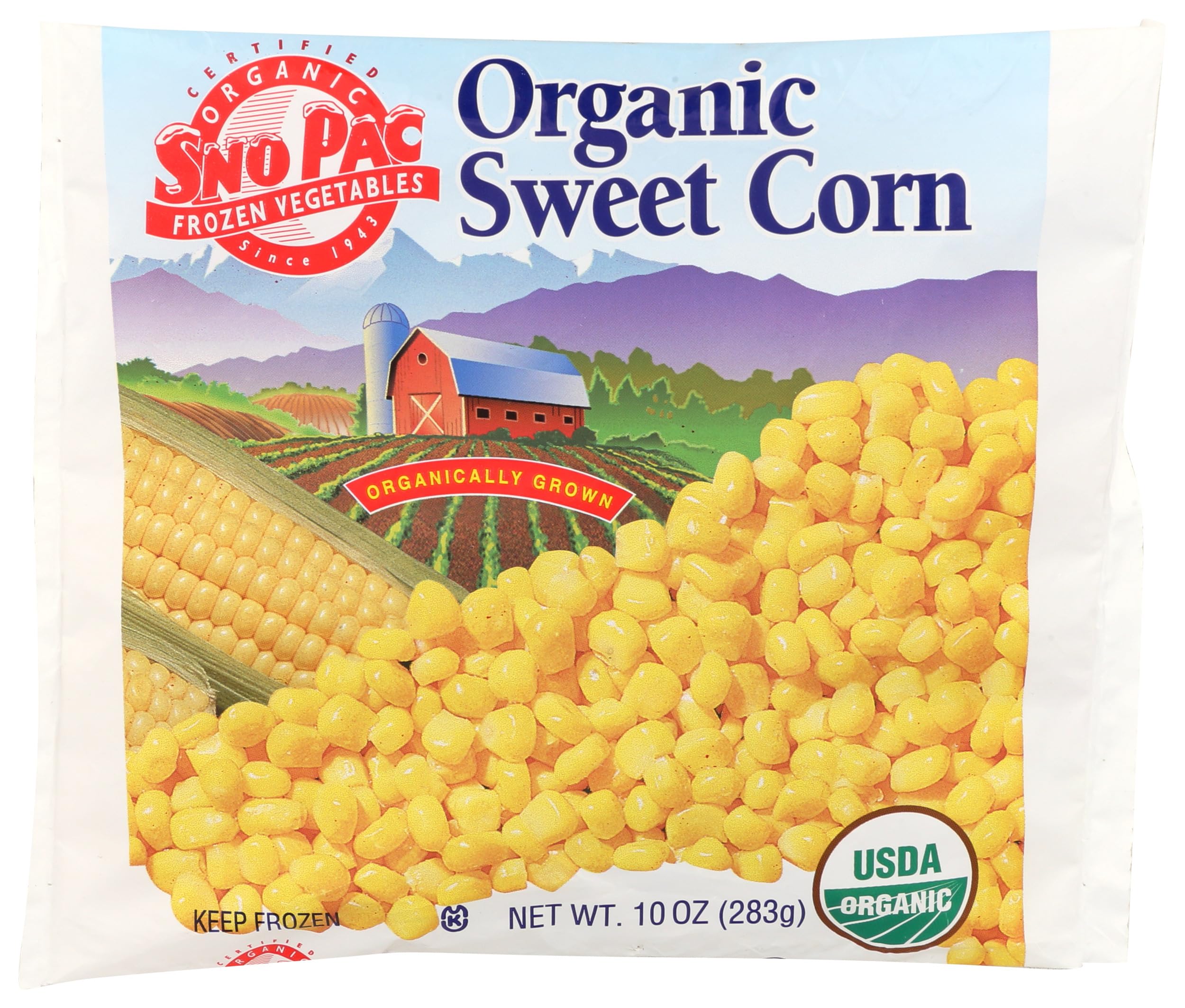 Algopix Similar Product 16 - SNO PAC Organic Sweet Corn, 10 OZ