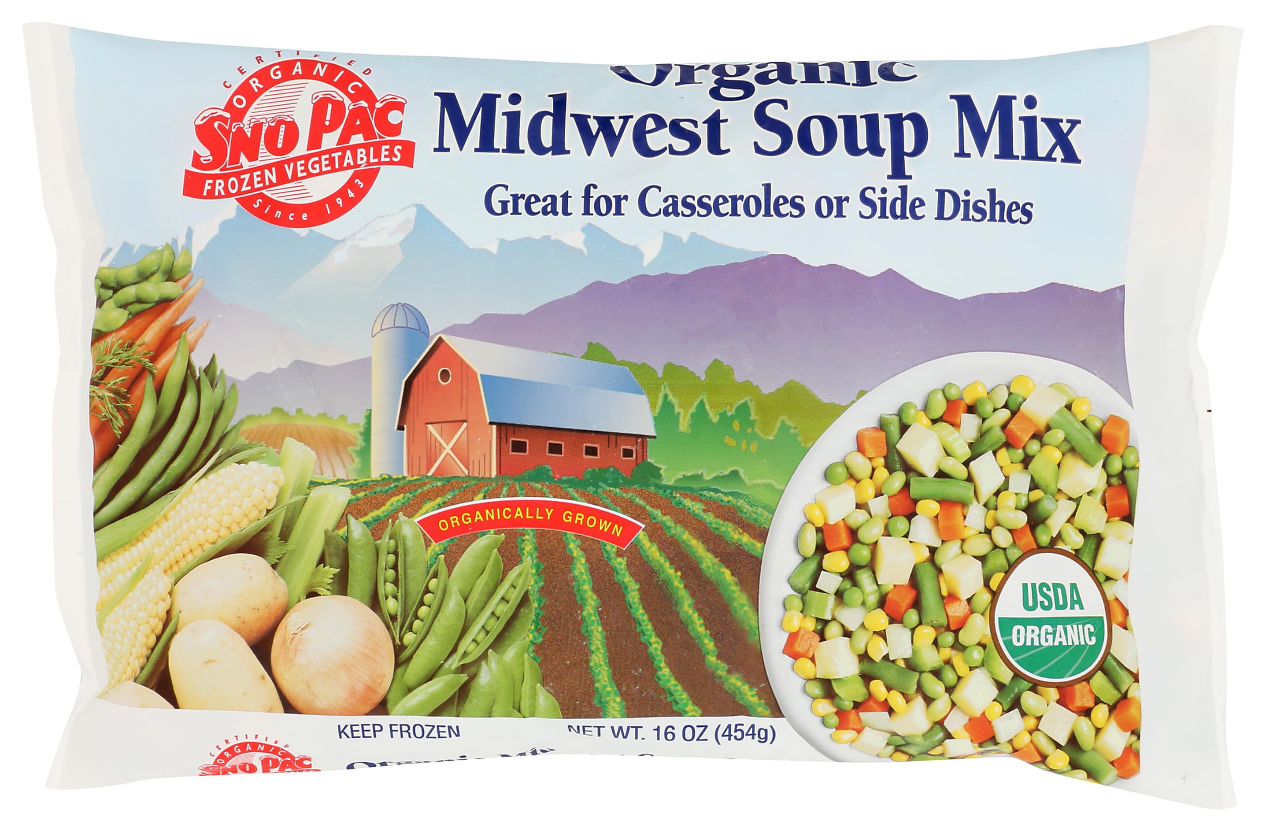 Algopix Similar Product 16 - Organic Frozen Midwest Soup Mix 16 oz