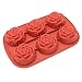 Algopix Similar Product 12 - Silicone Molds Daisy Flower 6 Cup