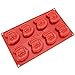 Algopix Similar Product 7 - Silicone Molds Santa Claus 8 Cup